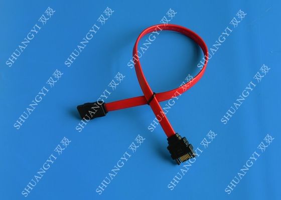 ประเทศจีน 7 Pin Internal Serial ATA Data Cable Male To Female SATA Extension Data Cable ผู้ผลิต