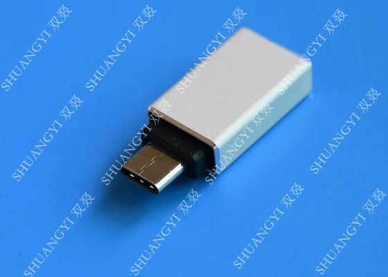 ประเทศจีน Type C Male to USB 3.0 A Female Apple Micro USB White With Nickel Plated Connector ผู้ผลิต