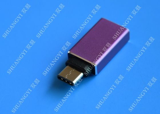 ประเทศจีน MacBook Nexus 5X / 6P Type C Micro USB Purple Metal USB C to USB A 3.0 ผู้ผลิต
