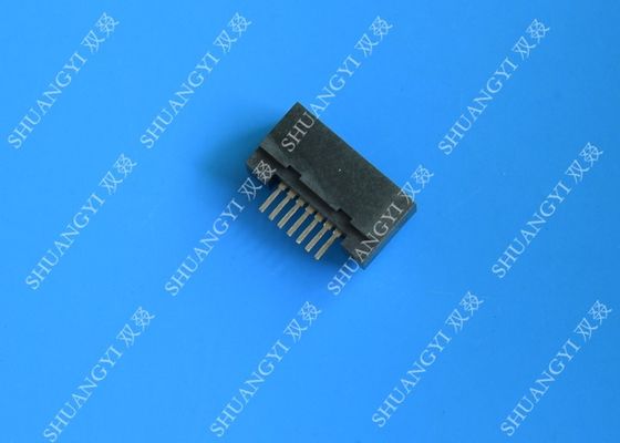 ประเทศจีน 7 Pin ESATA Port Connector Straight Solder Inverted Type For Laptop ผู้ผลิต