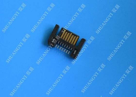 ประเทศจีน Vertical DIP External SATA 7 Pin Connector Male To Female For Laptop ผู้ผลิต