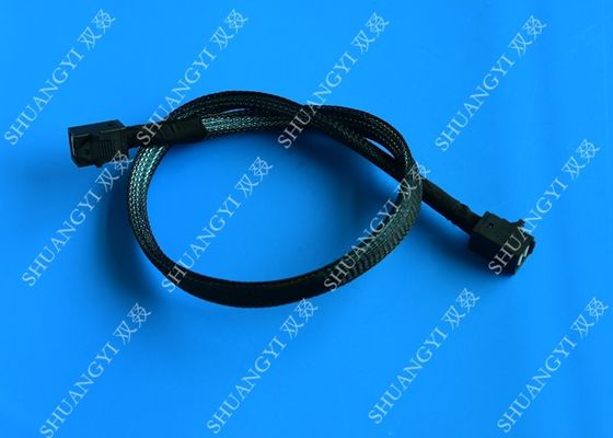 ประเทศจีน HD Mini SAS Cable With Sideband 0.8 Meter / 2.6ft Foldable Flexible 2 Pack ผู้ผลิต