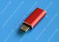 Red USB 3.1 Type C Male to Micro USB 5 Pin Micro USB Slim For Cell Phone ผู้ผลิต