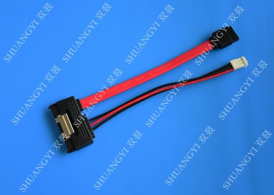 ประเทศจีน Anti - Static Shielded SATA HDD Power Cable Male To Male Extension Lightweight ผู้ผลิต