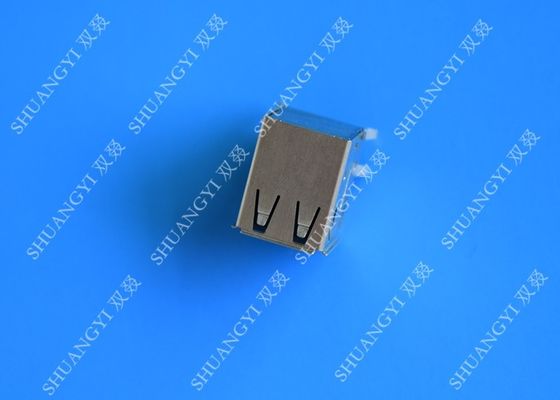 ประเทศจีน DIP Foot 4 Pin AF Type Double USB Charging Connector Female For PCB ผู้ผลิต