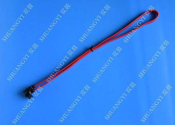 ประเทศจีน SATA Revision 3.0 Black Laptop SATA Cable Straight To Right Angle SATA 600 ผู้ผลิต